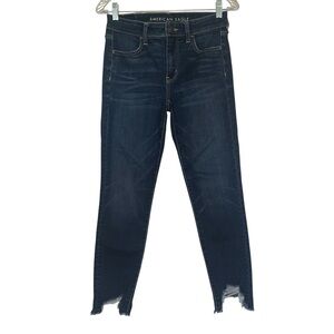 American Eagle Women's High-Rise Next Level Stretch Jegging Crop Jeans Size 4